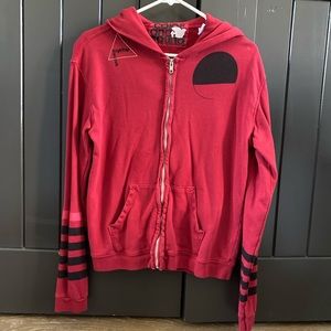 FREECITY RED ZIP UP